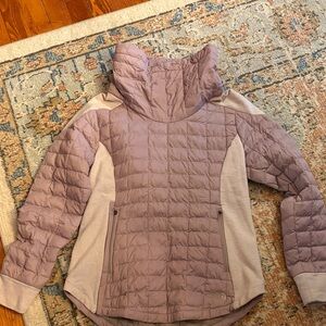 The North Face Women's Purple Quilted Pullover Jacket